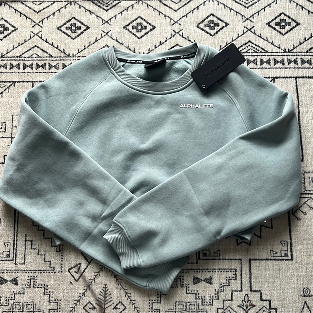 Alphalete Classic Crew - Steel Blue